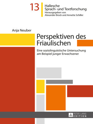 cover image of Perspektiven des Friaulischen